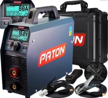 SPAWARKA INWERTOROWA ELEKTRODOWA PATON PRO-160A Z WALIZKĄ 230V MMA TIG PULS