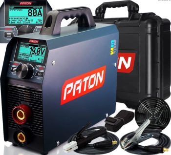 SPAWARKA INWERTOROWA ELEKTRODOWA PATON PRO-200A Z WALIZKĄ 230V MMA TIG PULS