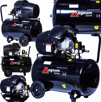KOMPRESOR OLEJOWY SPRĘŻARKA ZVA-100 II 100L 2 TŁOKI 230V MAGNUM 2,2 KW