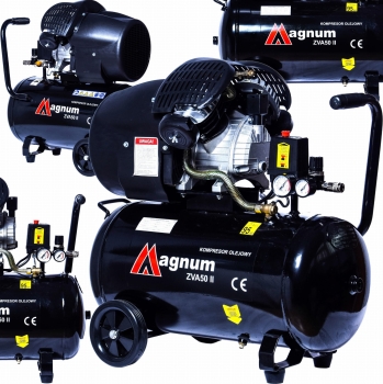 KOMPRESOR OLEJOWY SPRĘŻARKA ZVA-502 50L 2 TŁOKI 230V MAGNUM 2,2 KW