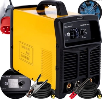 SPAWARKA INWERTOROWA ELEKTRODOWA MMA MAGNUM SNAKE 405 LED V2 400V 400A