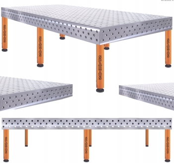 STÓŁ SPAWALNICZY SPARTUS FERROS 3D STOPY 6 3000 x 1500 x 200 SYSTEM FI 28