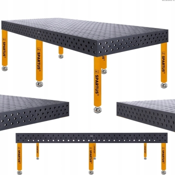STÓŁ SPAWALNICZY SPARTUS MAXIMUS 3D STOPY 6 3000 x 1500 x 200 SYSTEM FI 28