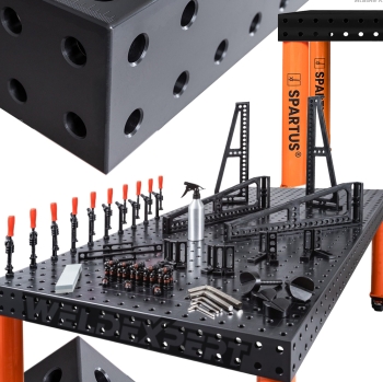 PROFESJONALNY ZESTAW AKCESORIÓW 4 DO STOŁU SPAWALNICZEGO SPARTUS SYSTEM D16