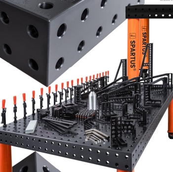 PROFESJONALNY ZESTAW AKCESORIÓW 6 DO STOŁU SPAWALNICZEGO SPARTUS SYSTEM D16