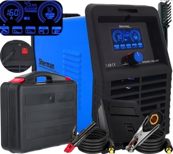 SPAWARKA INWERTOROWA ELEKTRODOWA SHERMAN DIGIARC 160 LCD Z WALIZKĄ 160A