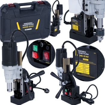 WIERTARKA MAGNETYCZNA MAGNUM 230V WELDON 3/4 19mm 12-35 3-16 1100W reg. obr