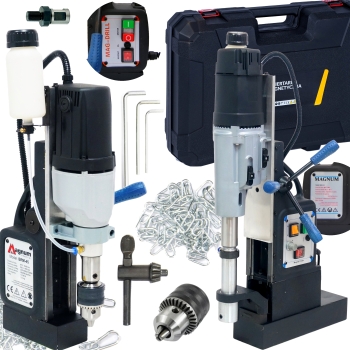 WIERTARKA MAGNETYCZNA MAGNUM MOCNA HGMD- 45 1200W 230V 2 BIEGI 1300N