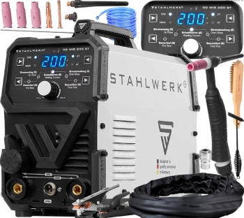 SPAWARKA INWERTOROWA TIG HF STAHLWERK DC TIG 200 ST 200A 2W1 230V MMA IGBT