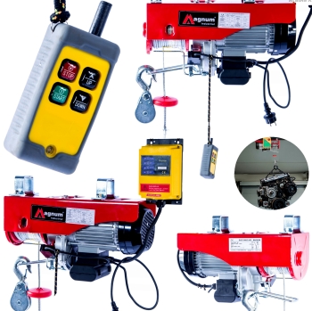 PROFESJONALNA WCIĄGARKA LINOWA MAGNUM 1000KG RC ZDALNIE STEROWANA Z PILOTEM