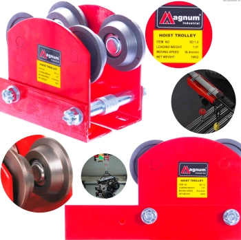 PROFESJONALNY WÓZEK SUWNICOWY JEZDNY RĘCZNY 1T 1000 KG MAGNUM WCIĄGARKA