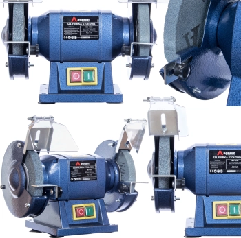 PROFESJONALNA SZLIFIERKA STOŁOWA DWUTARCZOWA MAGNUM DSC125 230V/150W125x16