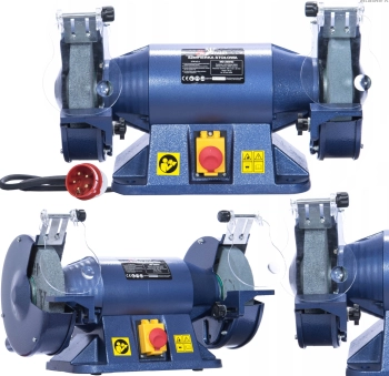 PROFESJONALNA SZLIFIERKA STOŁOWA MAGNUM MD200HD 200 mm 400V 2 x kamień 900W