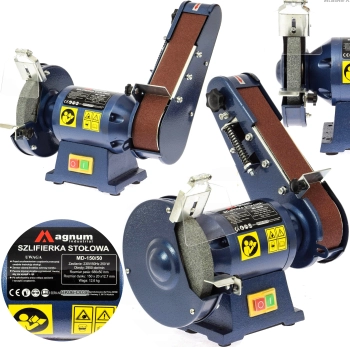 PROFESJONALNA SZLIFIERKA STOŁOWA MAGNUM SIECIOWA 250 W 230 V