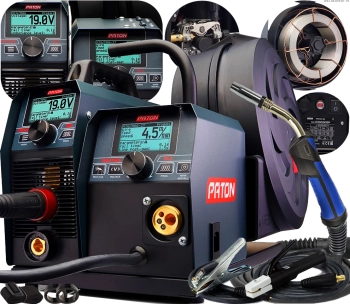 SPAWARKA INWERTOROWA MIGOMAT PATON PROMIG-160 160A 70% MIG/MAG MMA TIG 230V