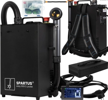 PULSACYJNA OCZYSZCZARKA LASEROWA SPARTUS EASY 300CL PLECAKOWA PULSE