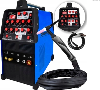 SHERMAN TIG 210 ACDC PULS SPAWARKA 230V MMA TIG HF