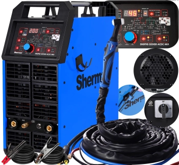 SPAWARKA TIG HF DO ALUMINIUM SHERMAN DIGITIG 325GD AC/DC MIX 400V 315A VRD