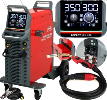 SPAWARKA INWERTOROWA MIGOMAT IDEAL EXPERT MIG 320 COMPACT SYNERGIC 4x4 300A